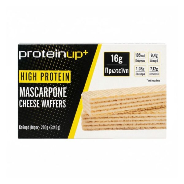 High Protein Mascarpone Cheese Waffers Κούτι των 5 τμχ