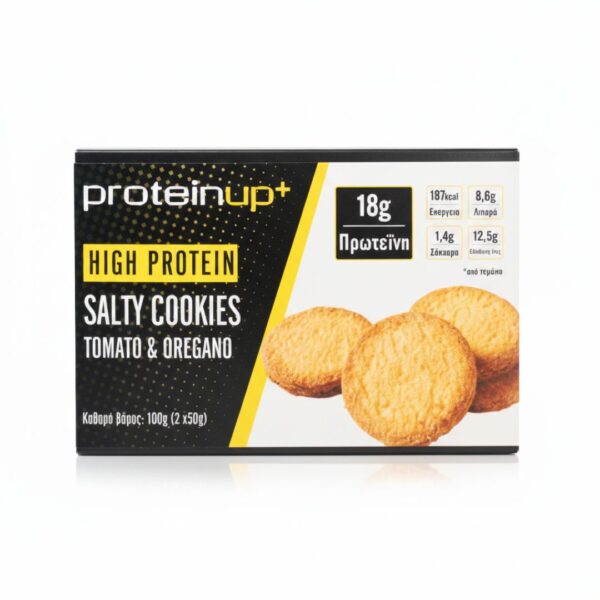 High Protein Salty Cookies Τομάτα και Ρίγανη Κούτι των 2 τμχ