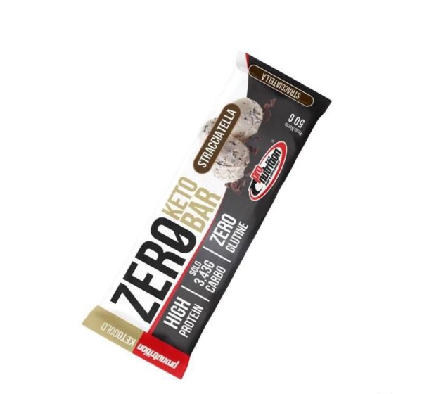 Μπάρα ZERO KETO stracchiatella  25 τεμ
