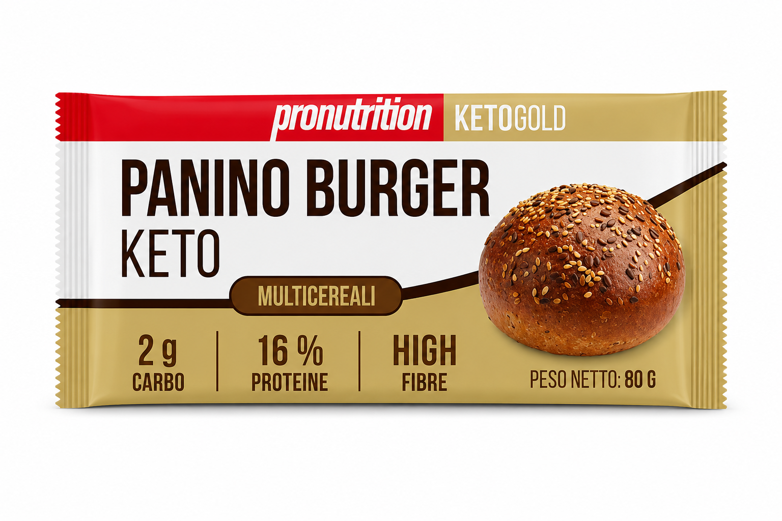 panino-burger Μαλακό πολύσπορο Keto Burger 80g - Image 1